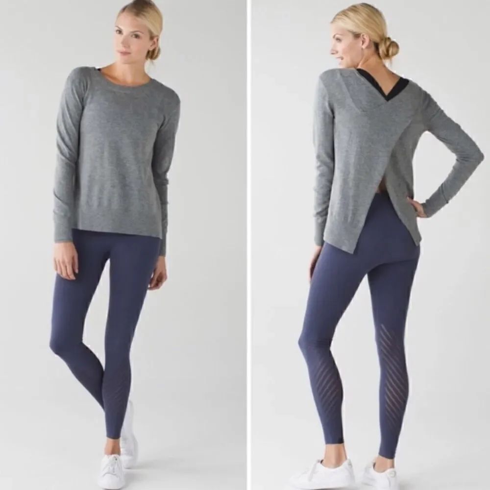 Lululemon Enlighten Tight Contour Conpression Cadet Blue